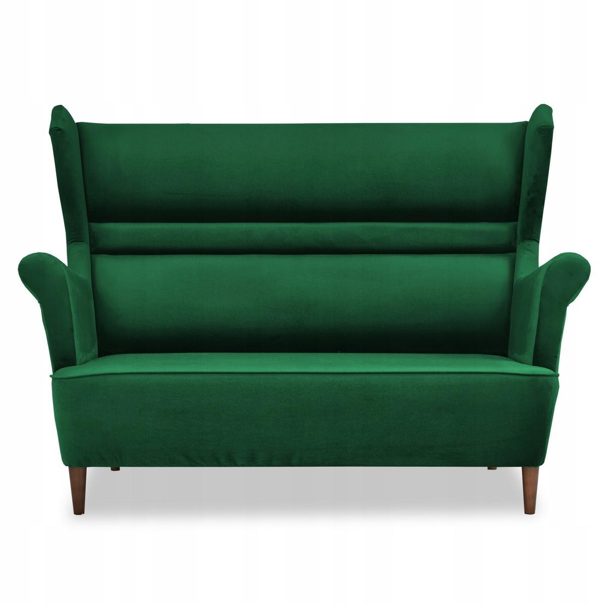 Zestaw wypoczynkowy ZOJA sofa + 2 fotele zielone do salonu  1 Full Screen
