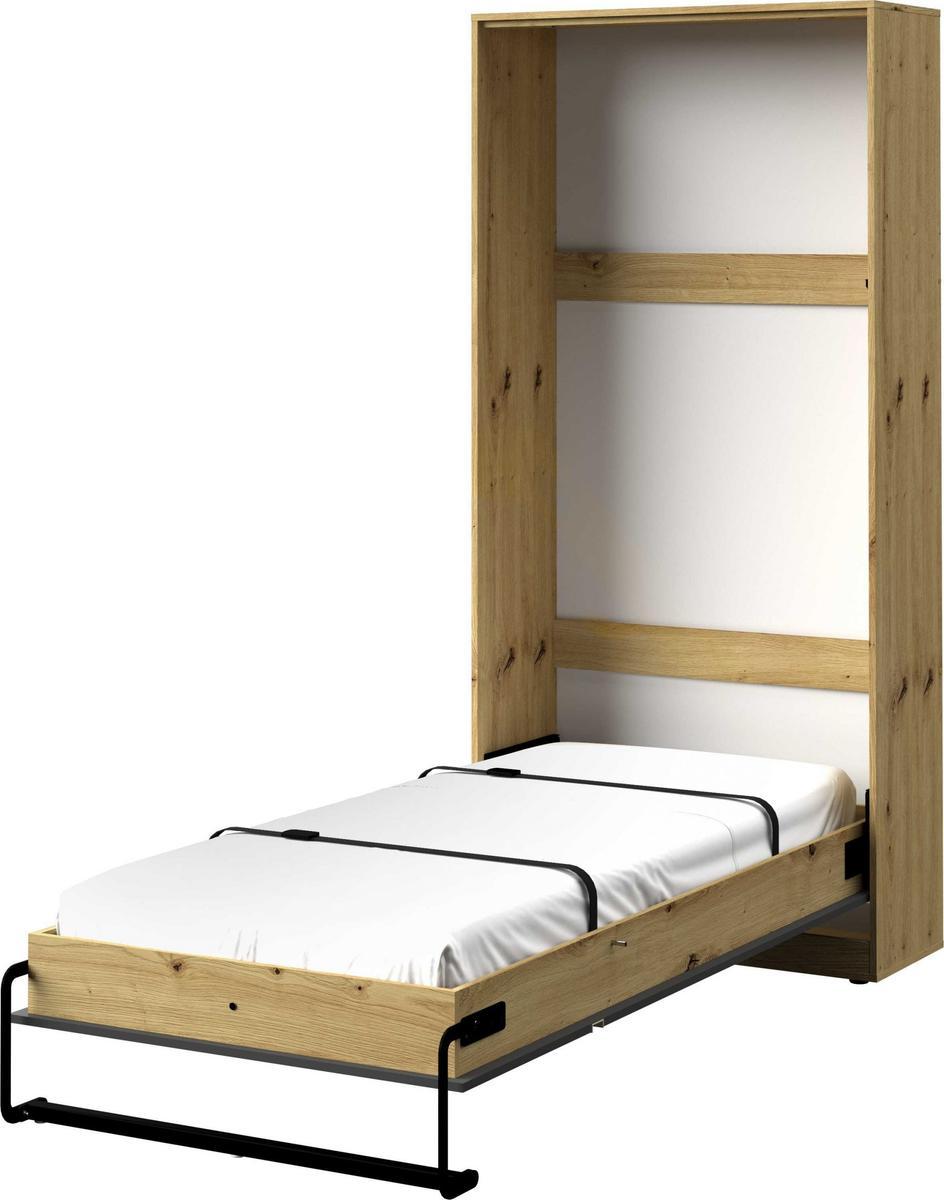Łóżko do szafy 90x200 Pionowe łóżko składane na ścianę INDEX z materacem H2/H3 3 Full Screen
