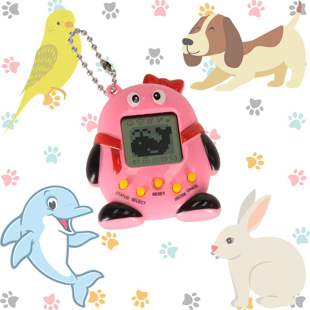 Zabawka Tamagotchi elektroniczna gra zwierzątko różowe 4 Full Screen