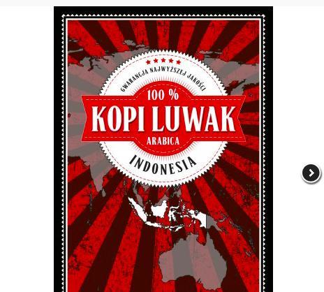 Kawa Kopi Luwak Sumatra- certyfikat zmielona 200g. 1 Full Screen