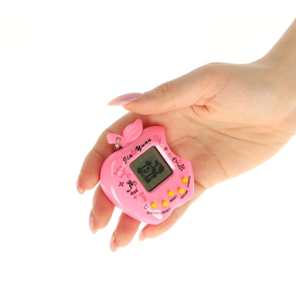 Zabawka Tamagotchi elektroniczna gra jabłko różowe 4 Full Screen