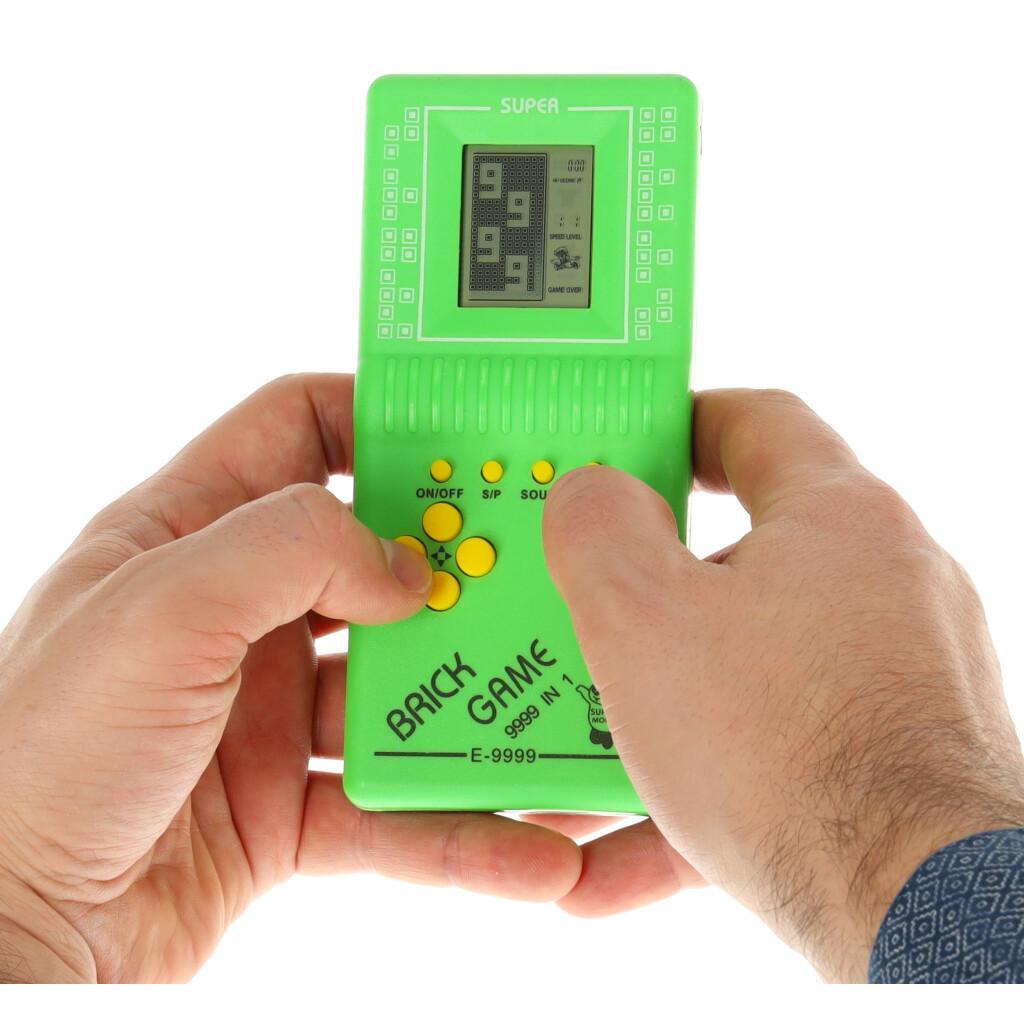 Gra Gierka Elektroniczna Tetris 9999in1 zielona 5 Full Screen