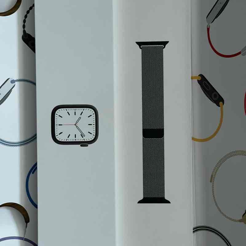 Apple watch 7 45mm stainless steel 6 Full Screen
