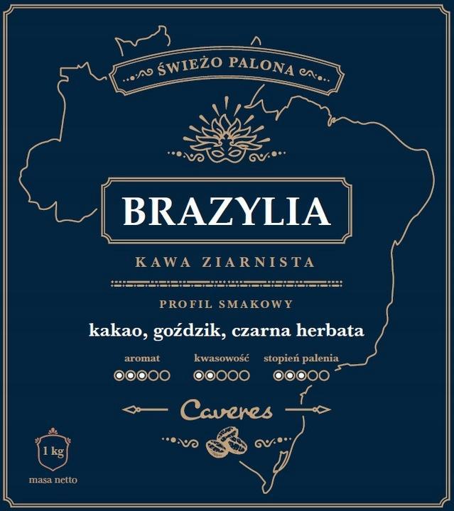 Zestaw Caveres na prezent: Brazylia 50/50 2x250g Kawa mielona 1 Full Screen