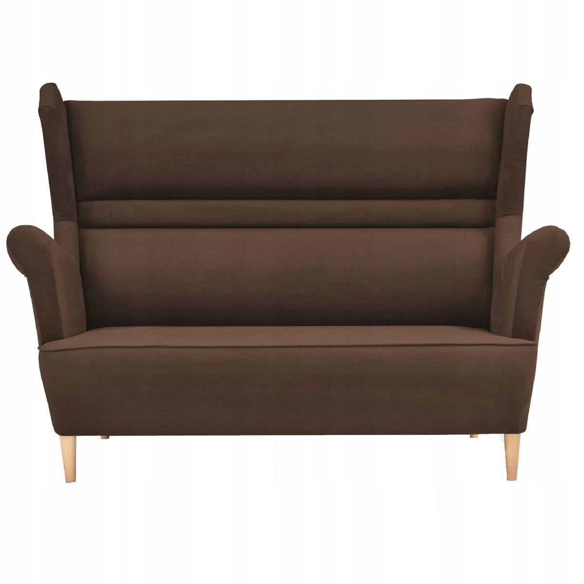Zestaw wypoczynkowy sofa ZOJA + 2 fotele brązowe do salonu  1 Full Screen