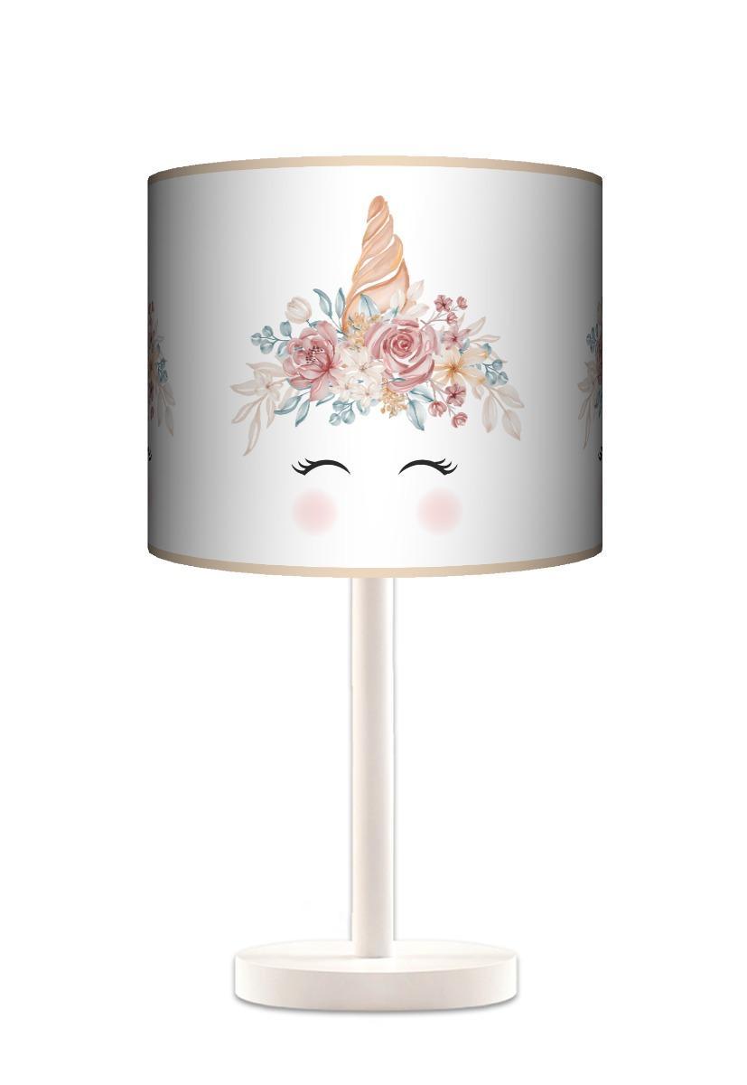 Lampa stołowa duża - Floral Unicorn  0 Full Screen
