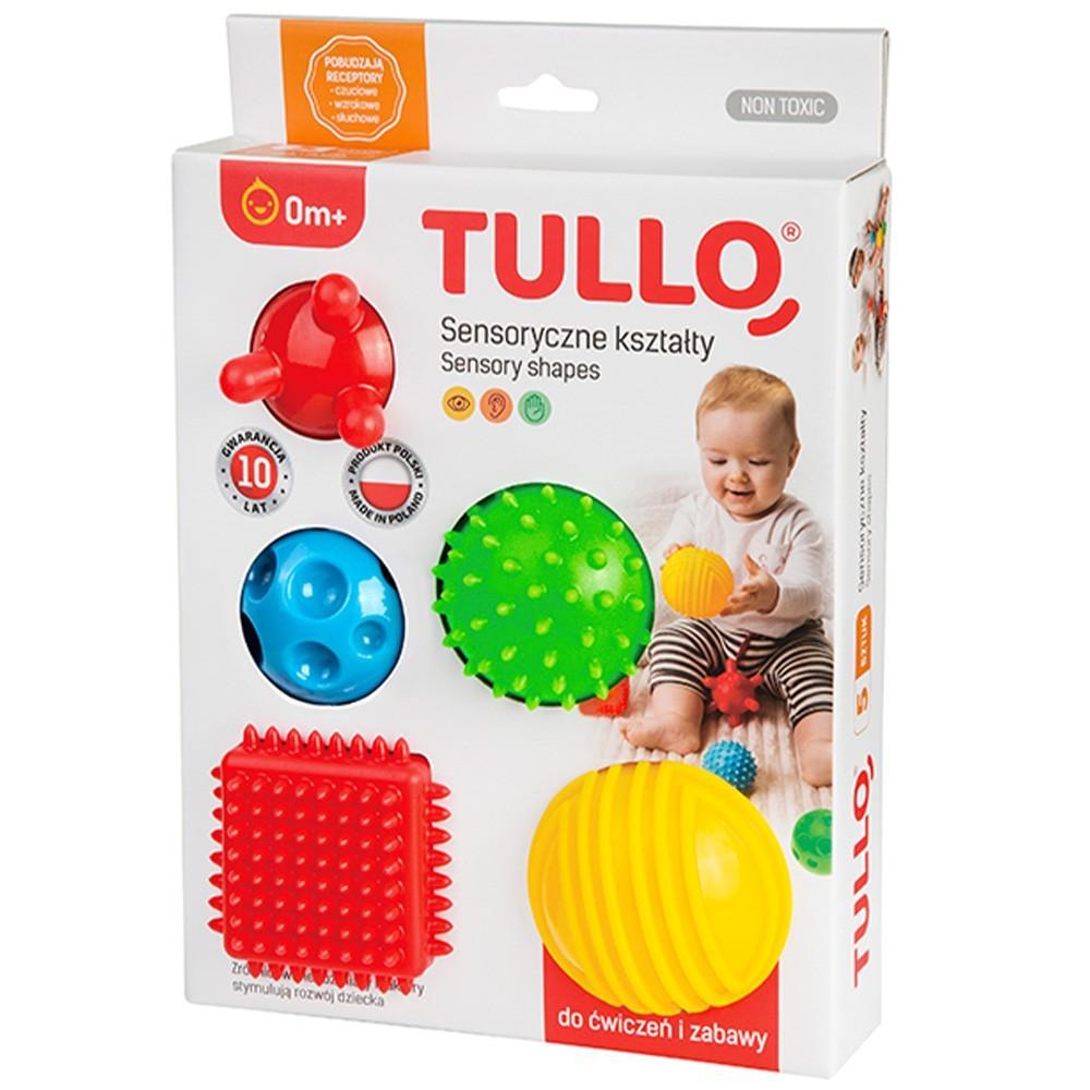 Zabawka sensoryczna kolorwe kształty 5 sztuk dla dziecka do zabawy  0 Full Screen