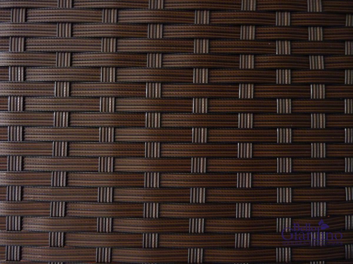 Sofa dwuosobowa ogrodowa PIENO 68x63x136 cm ze stolikiem technorattan na ogród taras czarny 5 Full Screen