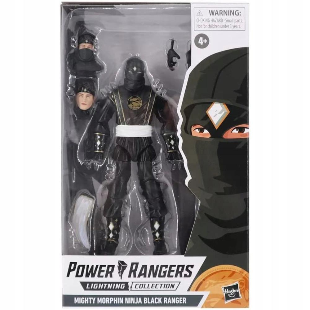 Figurka POWER RANGERS czarny ranger mighty morphin ninja dla dziecka 1 Full Screen