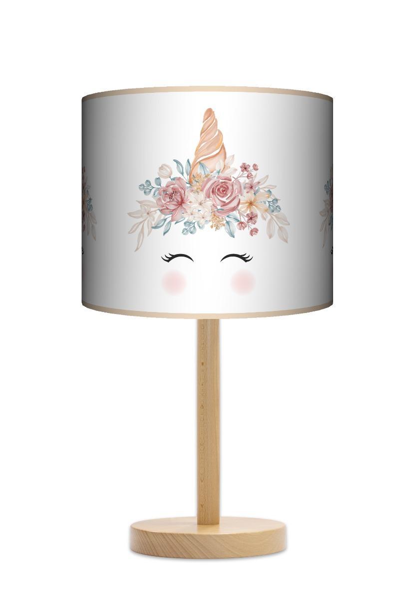 Lampa stołowa duża - Floral Unicorn  1 Full Screen