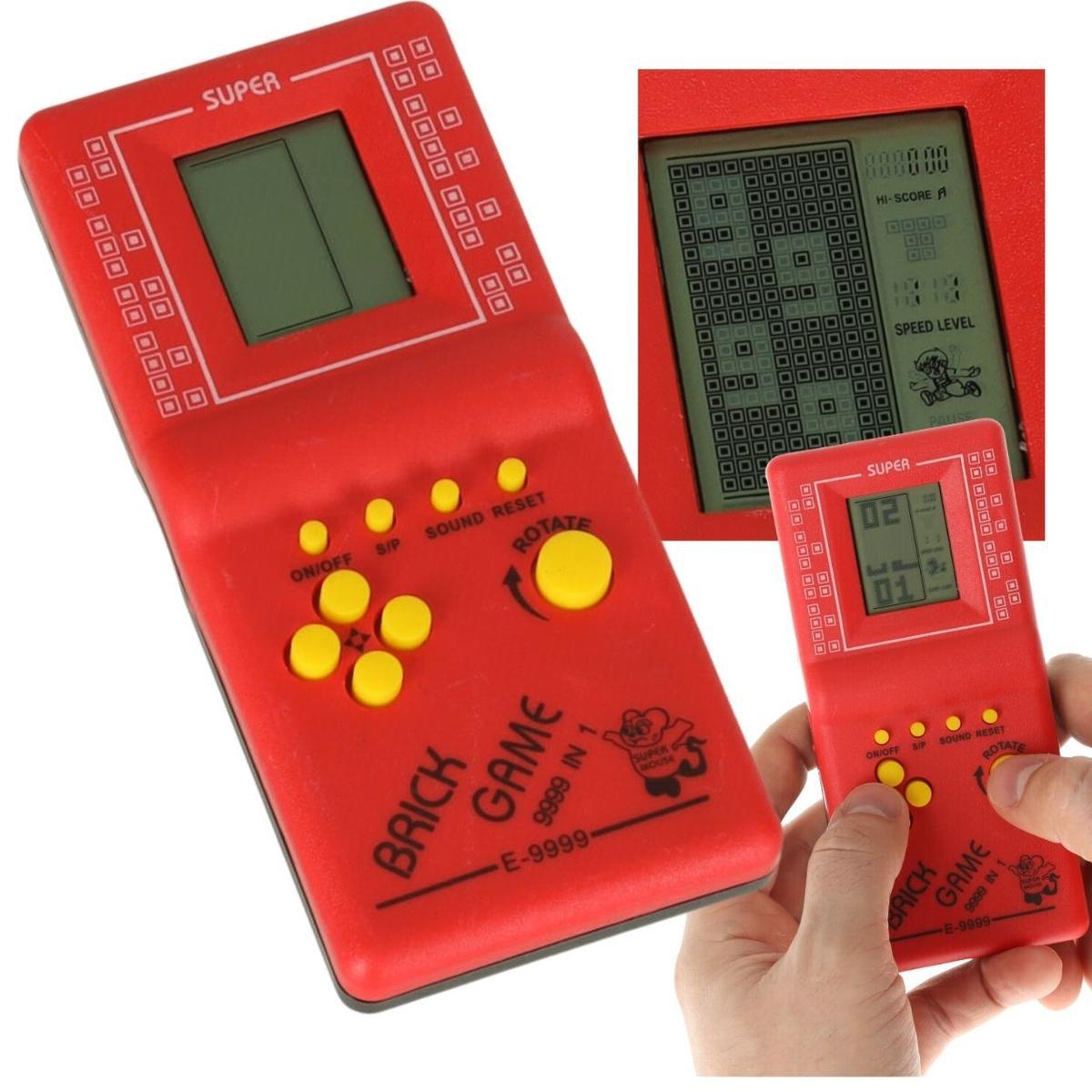Gra Gierka Elektroniczna Tetris 9999in1 czerwona 0 Full Screen