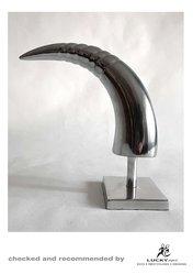 Aluminiowy Róg - rzeźba Art Deco Horn