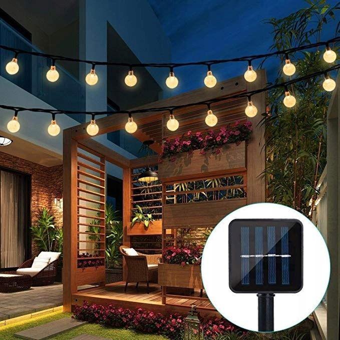 Girlanda ogrodowa 9m lampki ledowe solarne do ogrodu  3 Full Screen