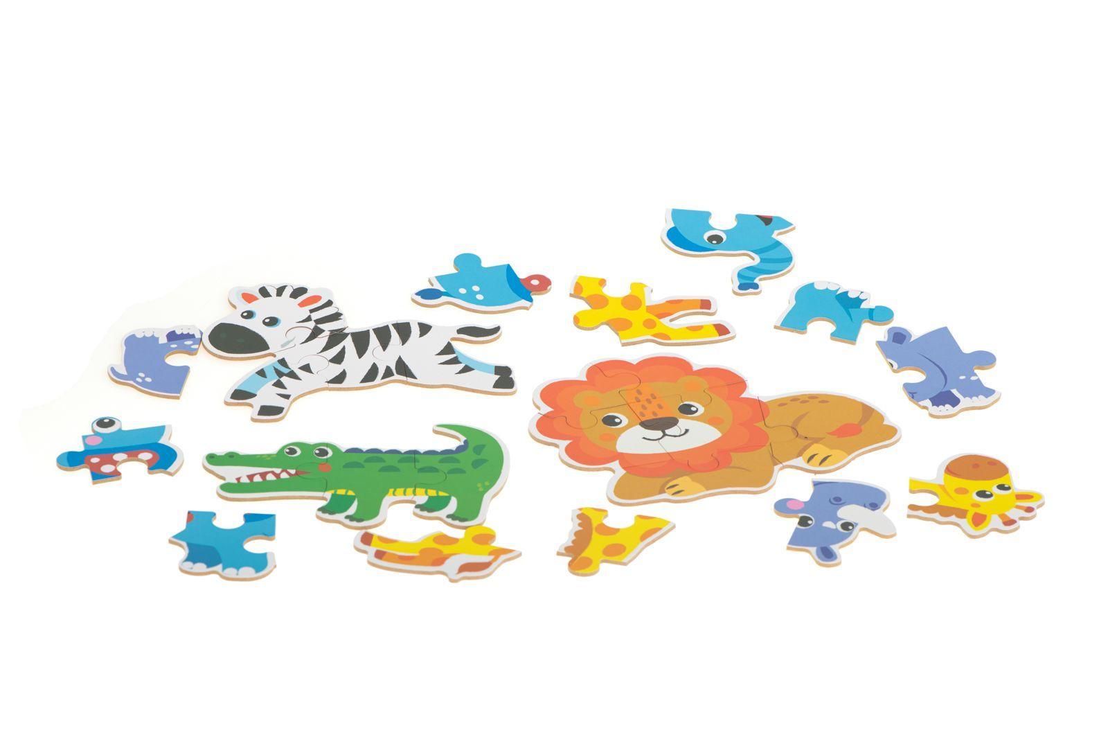 Puzzle w puszce zwierzątka safari 25 puzzli 1 Full Screen