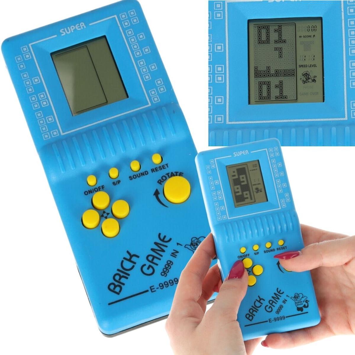 Gra Gierka Elektroniczna Tetris 9999in1 niebieska 0 Full Screen