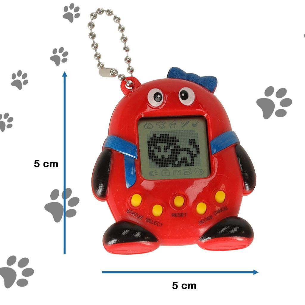 Zabawka Tamagotchi elektroniczna gra zwierzątko czerwone 3 Full Screen
