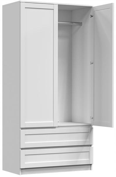 Szafa garderoba drzwi półki pafos ss-90 biały 1 Full Screen
