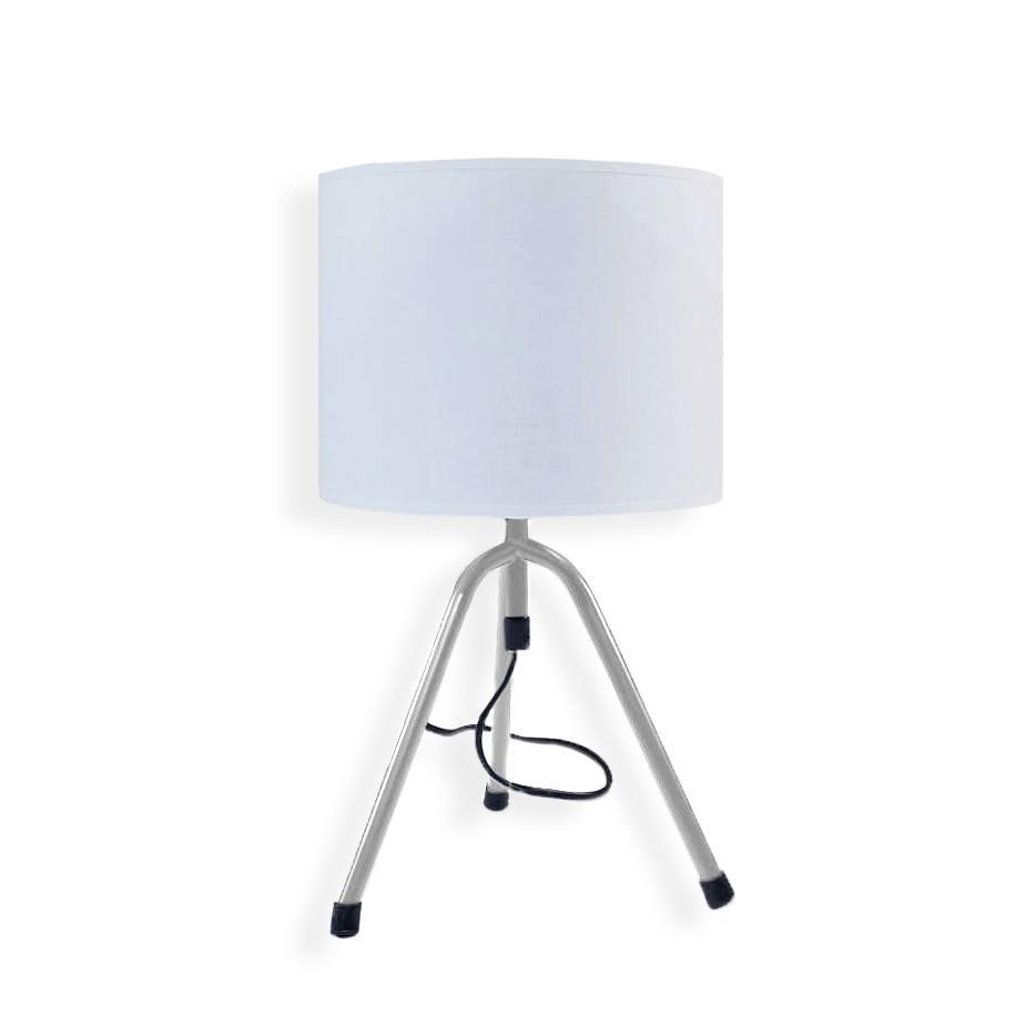 Lampa stołowa TAMI 1xE27 Max.60W 3.0 biała klasyczna do pokoju 2 Full Screen