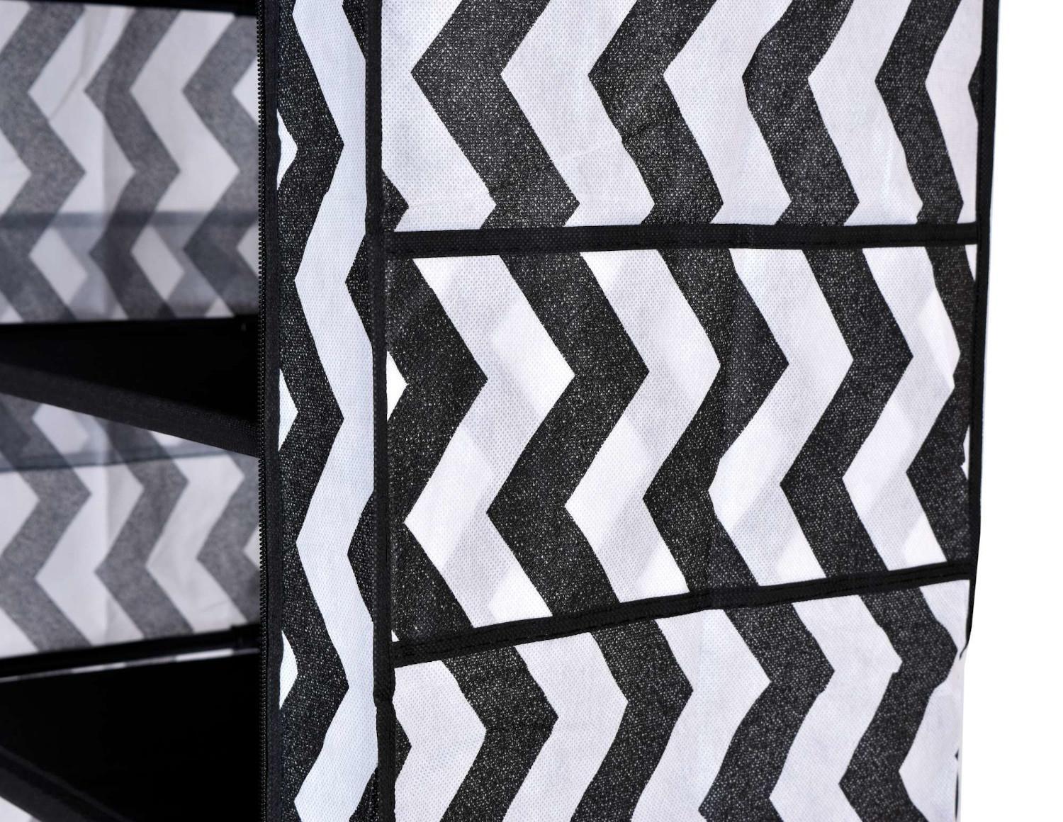 Szafka tekstylna na buty Lea - zebra 6 Full Screen