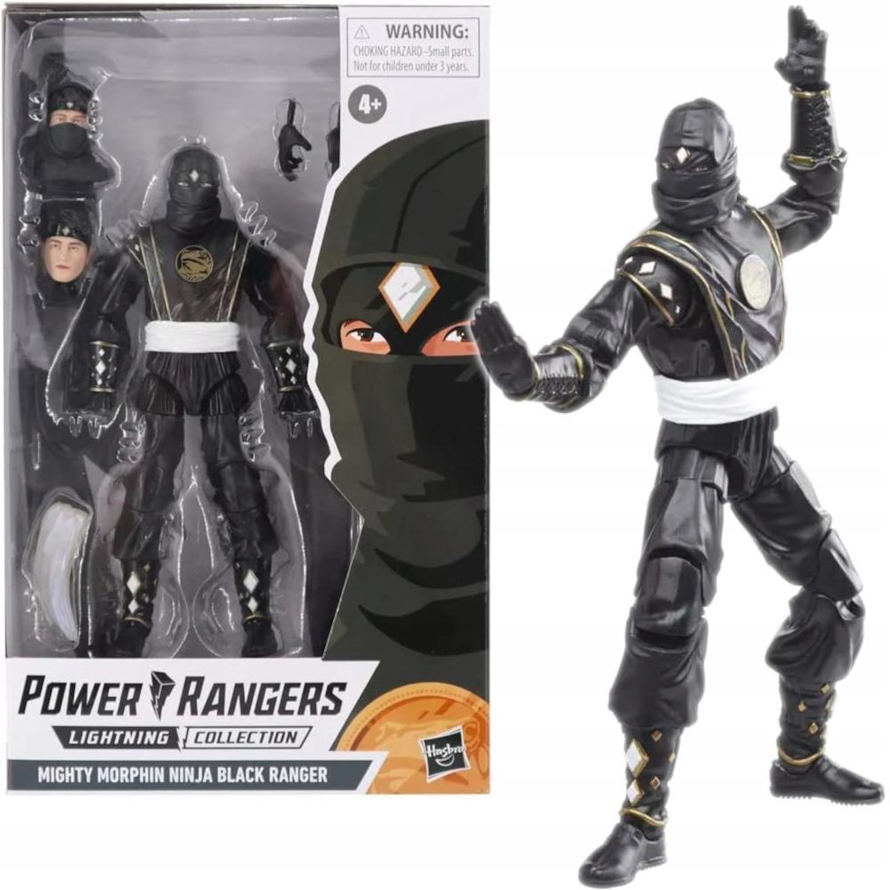 Figurka POWER RANGERS czarny ranger mighty morphin ninja dla dziecka 0 Full Screen