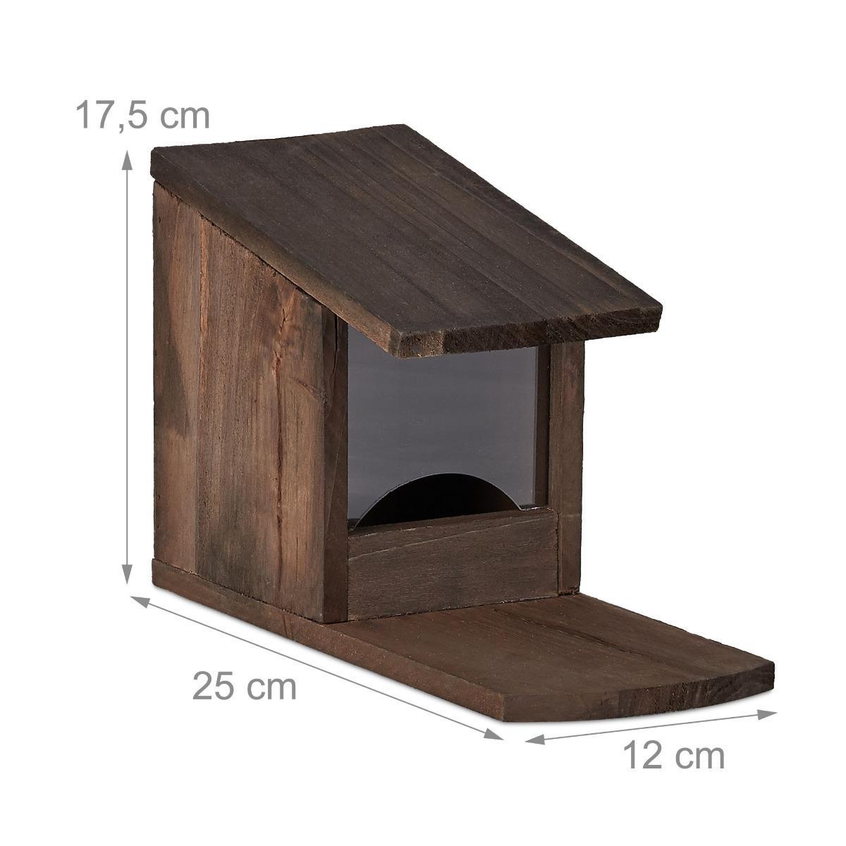 Domek dla wiewiórki budka lęgowa drewno 2 Full Screen