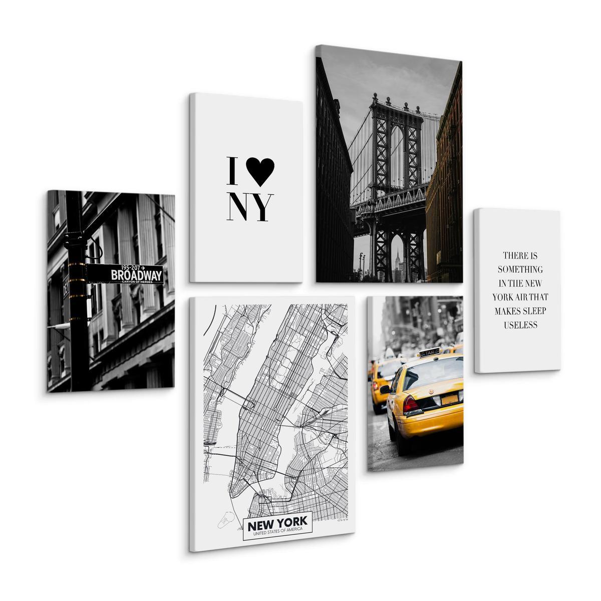 Obrazy Do Salonu Nowy York Brooklyn Bridge Taxi 90x80cm 0 Full Screen
