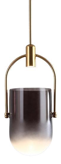 Cauldron Black - nowoczesna lampa wisząca LED czarna nr. 1