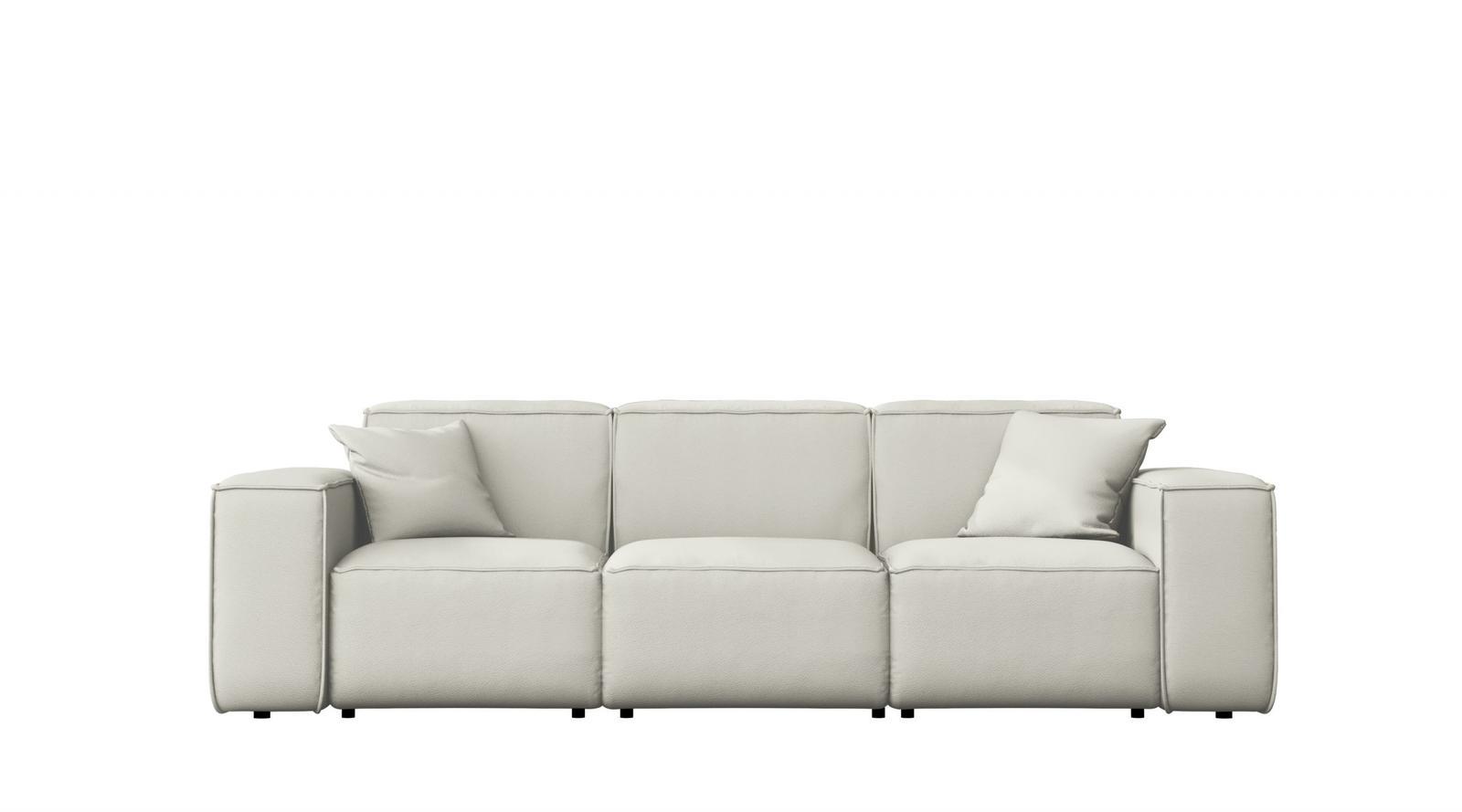 Sofa ogrodowa MALIBU 245x103x88 cm wodoodporna UV 3-os + 2 poduszki do ogrodu kremowa nr. 1
