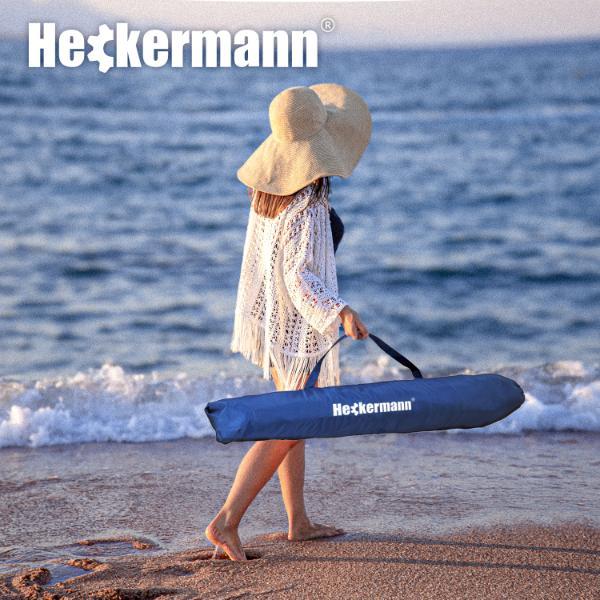  Parasol plażowy ogrodowy na plaże turystyczny składany Heckermann® 1,8m nr. 5