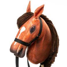 Hobby Horse Skippi bursztyn - koń na patyku kiju dla dziecka - A3 kantar