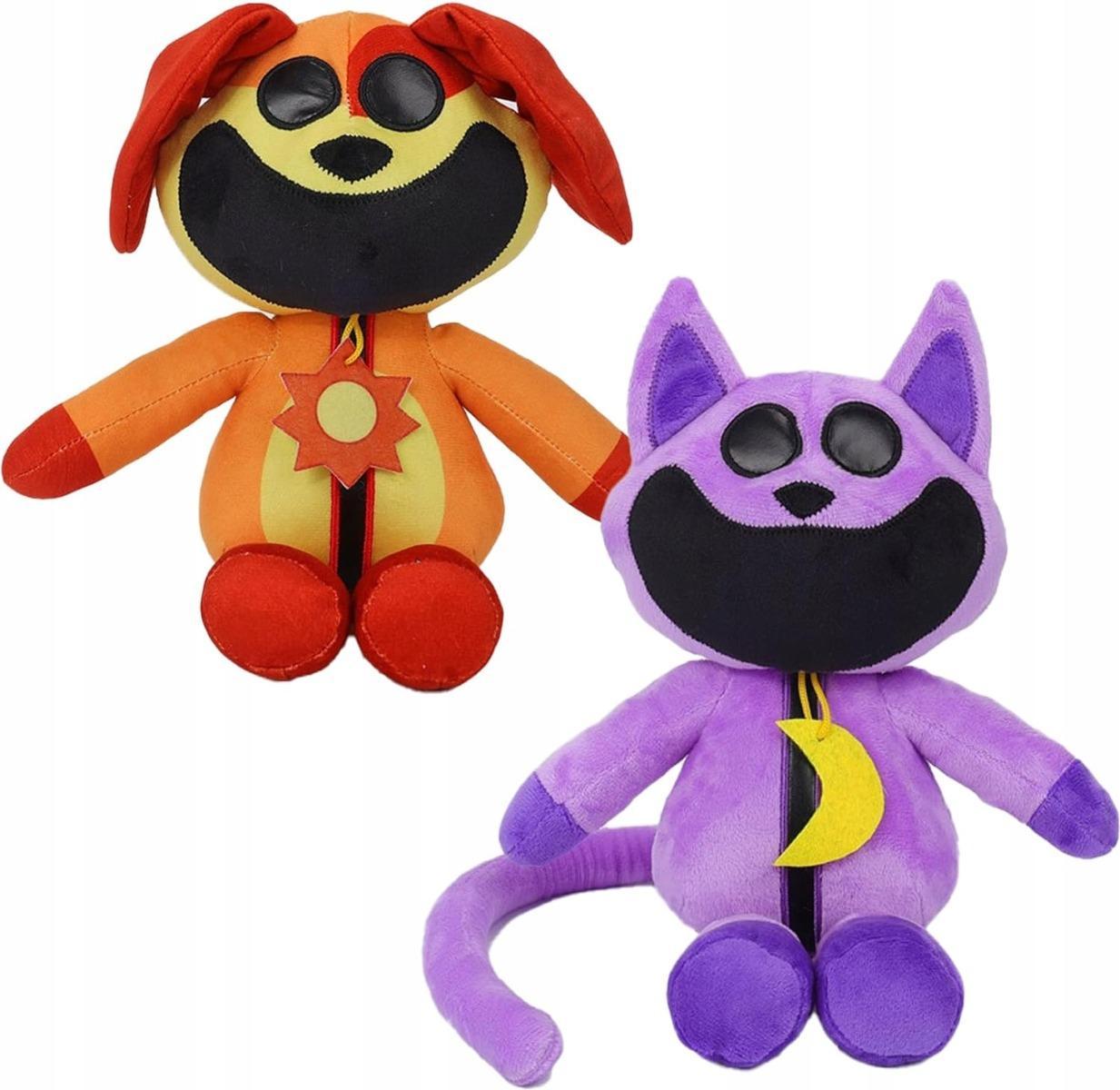 Zestaw maskotek DogDay i CatNap Smiling Critters Cartoon Monster Game 60 cm fioletowy nr. 1