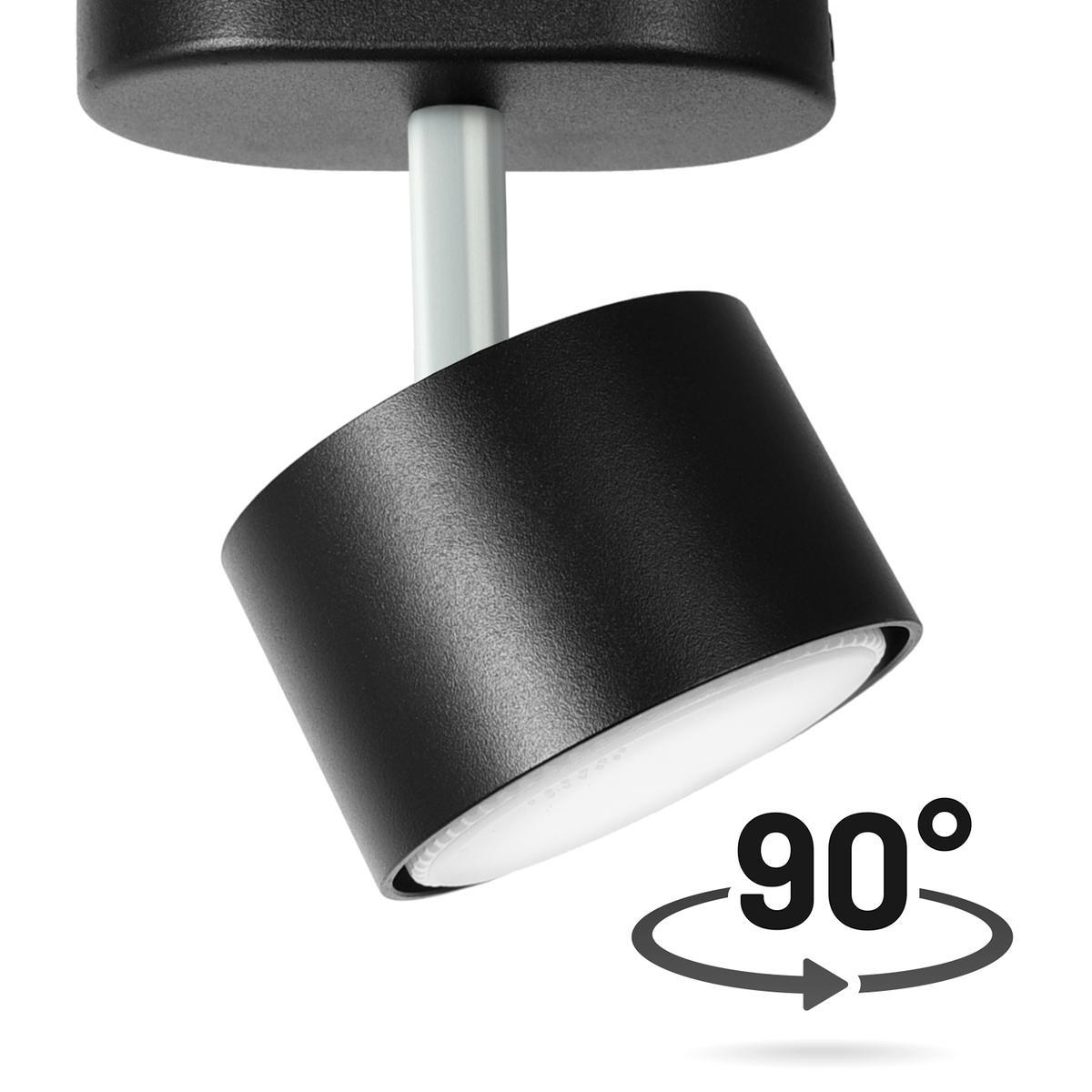 Lampa sufitowa punktowa LED Heckermann 8795313A Czarna 1x głowica 3 Full Screen