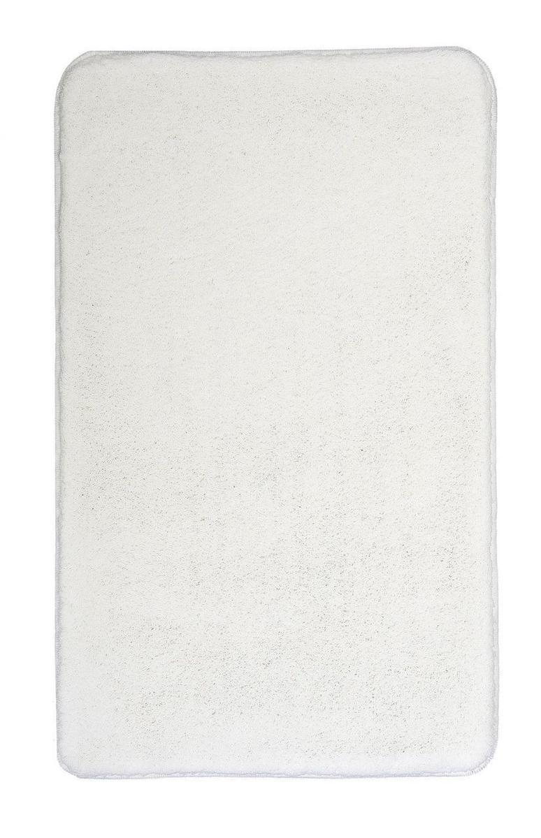 Kleine Wolke Relax Dywanik łazienkowy polarny biały 70x120 cm wysokie runo nr. 1