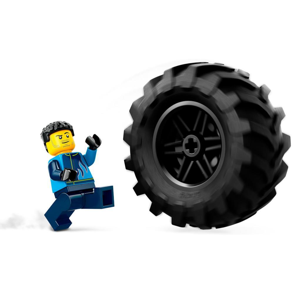 Zestaw klocków lego city oryginalny niebieski monster truck 60402 dla dziecka nr. 3