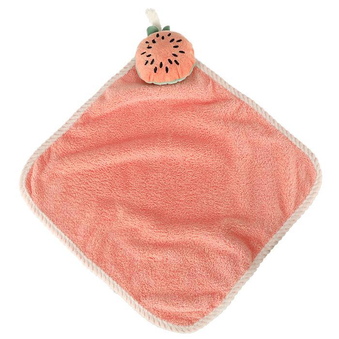Ręcznik ręczniczek do rąk dla dzieci do przedszkola 30x30cm różowy arbuz nr. 4