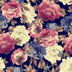 Tapeta, kolorowe róże, delikatna ozdoba salonu - Miniaturka zdjęcia nr 5