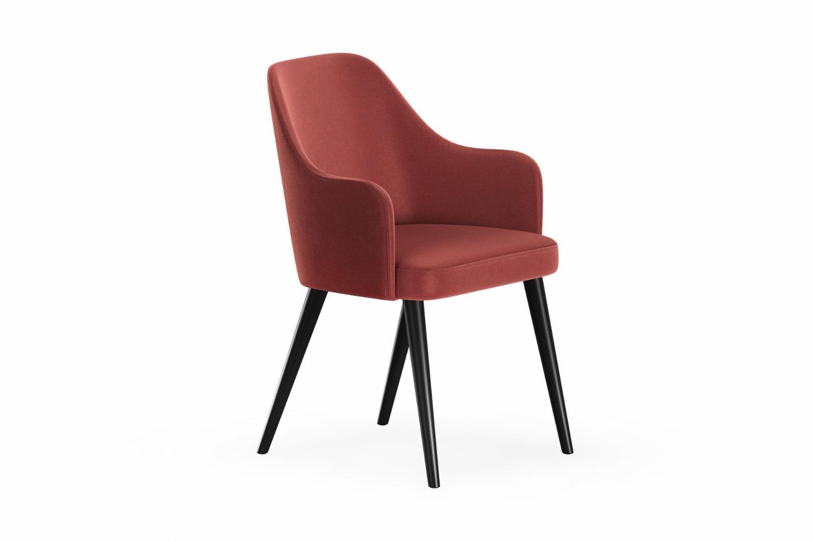 Krzesło PREMIUM KR-9 47x55x85 cm DELUXE 23 do jadalni czerwony nr. 3