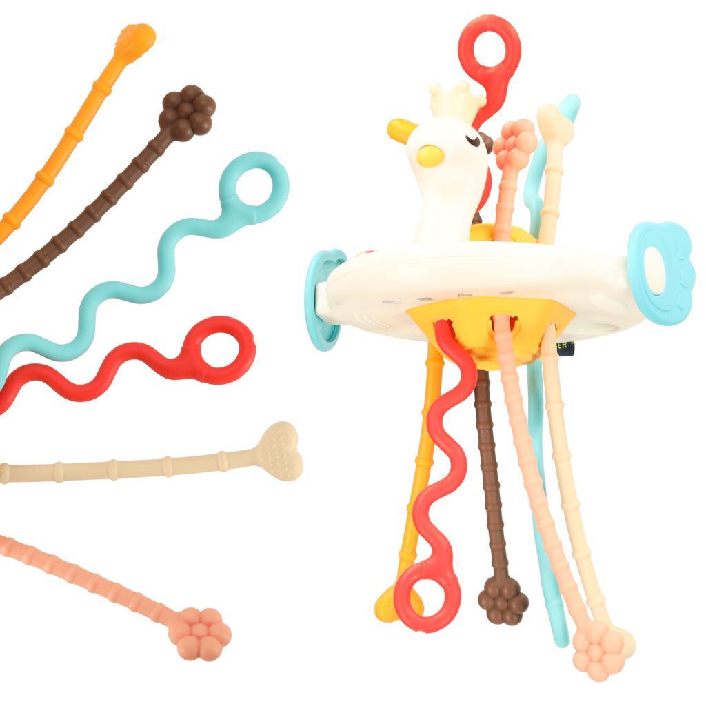 Zabawka sensoryczna gryzak Montessori dla niemowląt łabędź 5 Full Screen