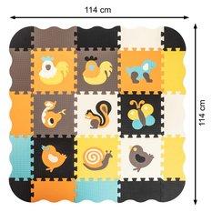 Mata edukacyjna piankowa puzzle zwierzątka kolorowa 114 x 114 cm 25 elementów folia - Miniaturka zdjęcia nr 5