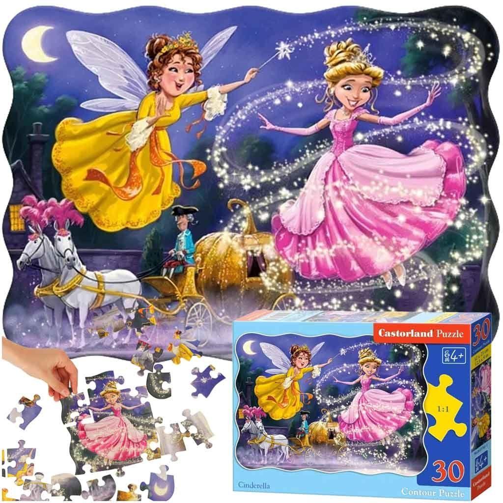 CASTORLAND Puzzle układanka 30 elementów Cinderella - Kopciuszek 4+ nr. 1