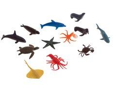 Figurki zwierzęta morskie dzikie zagrodowe dinozaury zestaw mix 48sztuk - Miniaturka zdjęcia nr 4