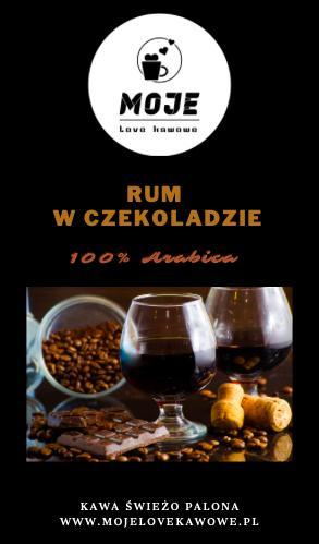 Kawa smakowa Rum w czekoladzie 250g ziarnista nr. 1