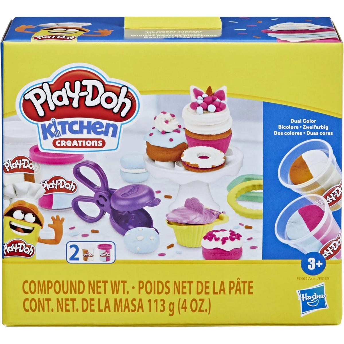 Play-doh kitchen creations zestaw słodkości pączki I babeczki hasbro f3464 dla dziecka  nr. 1