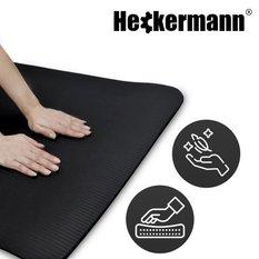 Mata do jogi antypoślizgowa kauczukowa do ćwiczeń Heckermann® 183x61x1cm - Miniaturka zdjęcia nr 5