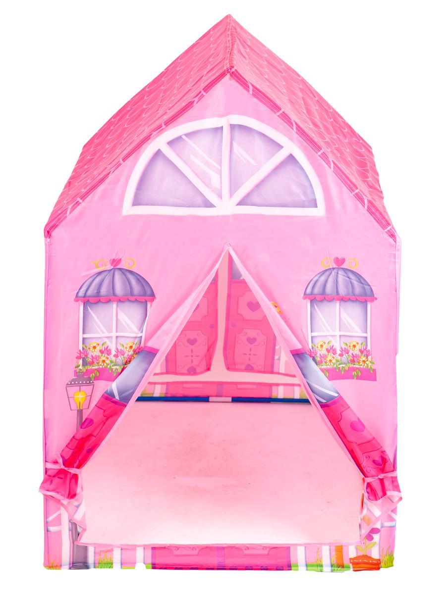 Namiot różowy domek  dla dzieci IPLAY 2 Full Screen