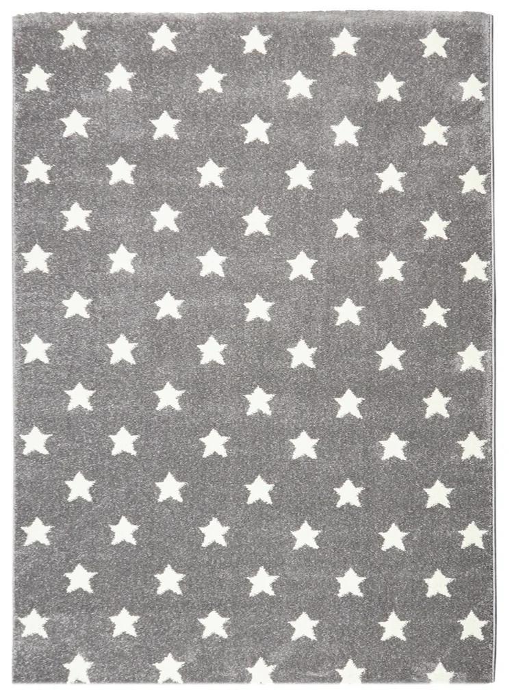 Dywan Dziecięcy Star-Field 100x160 cm do pokoju dziecięcego szary/biały nr. 1