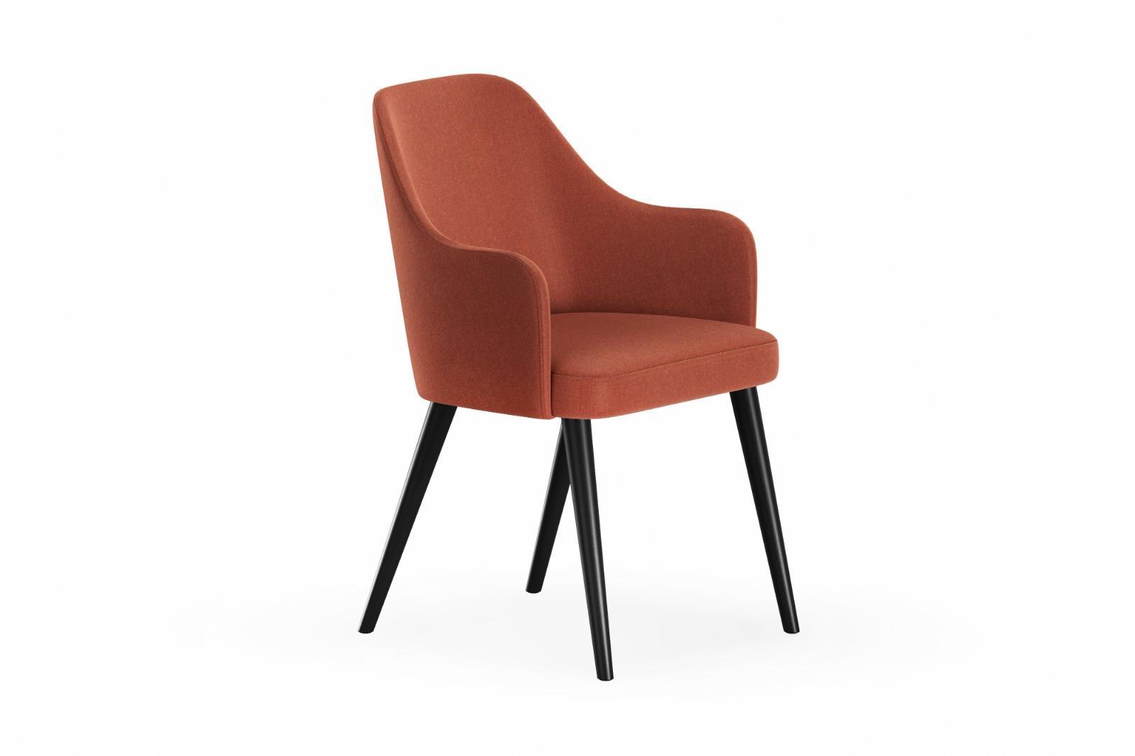 Krzesło PREMIUM KR-9 47x55x85 cm DELUXE 22 do jadalni pomarańczowy nr. 3