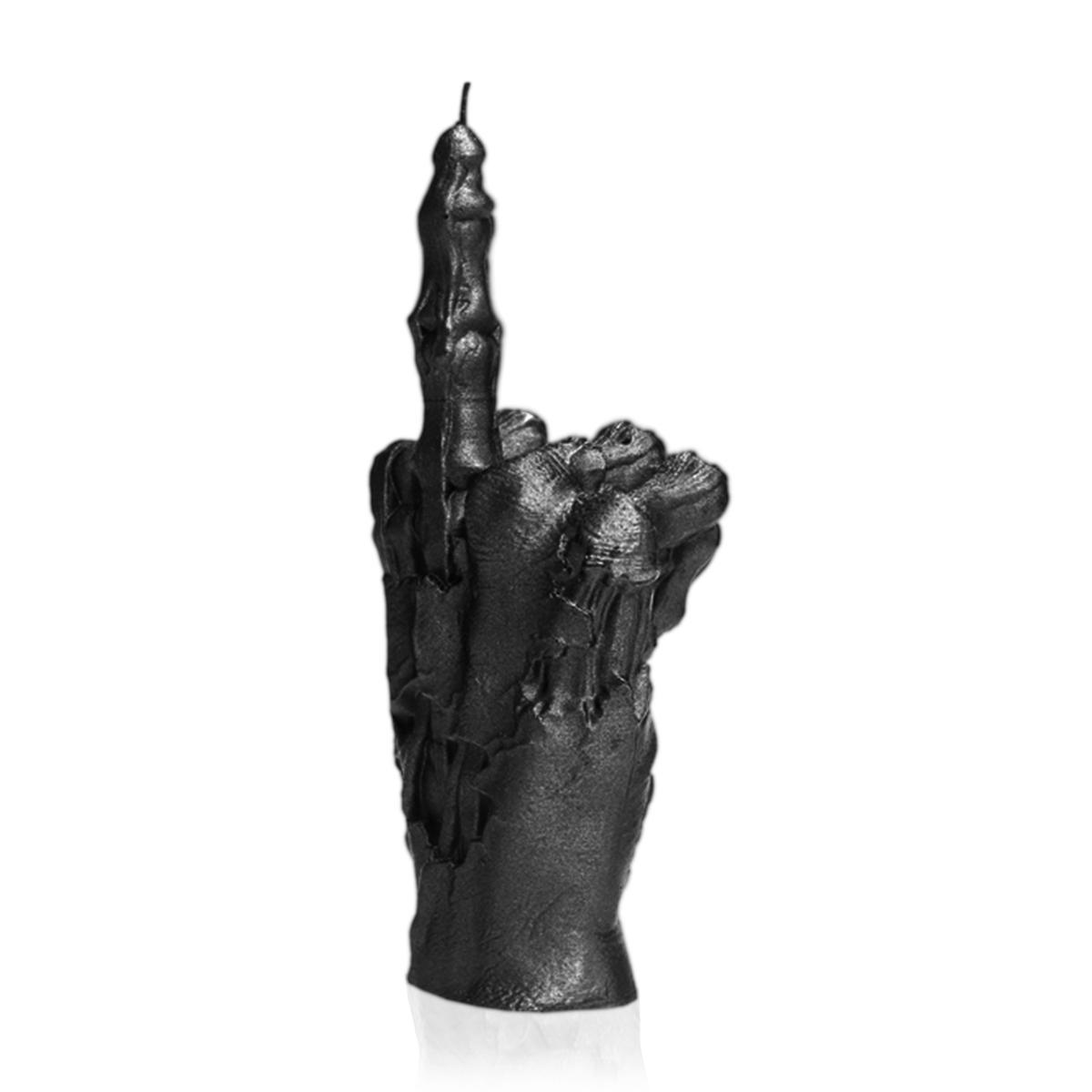 Świeca Zombie Hand FCK Black Metallic nr. 2