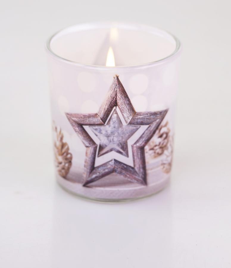 6x Świeca świeczka zapachowa Winter Star Wanilia nr. 5