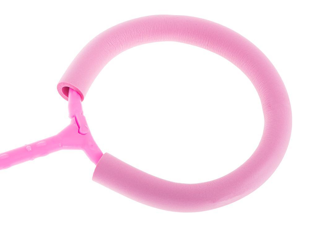 Hula hop na nogę skakanka piłka świecąca LED dla dzieci różowa 62x15x1cm nr. 5